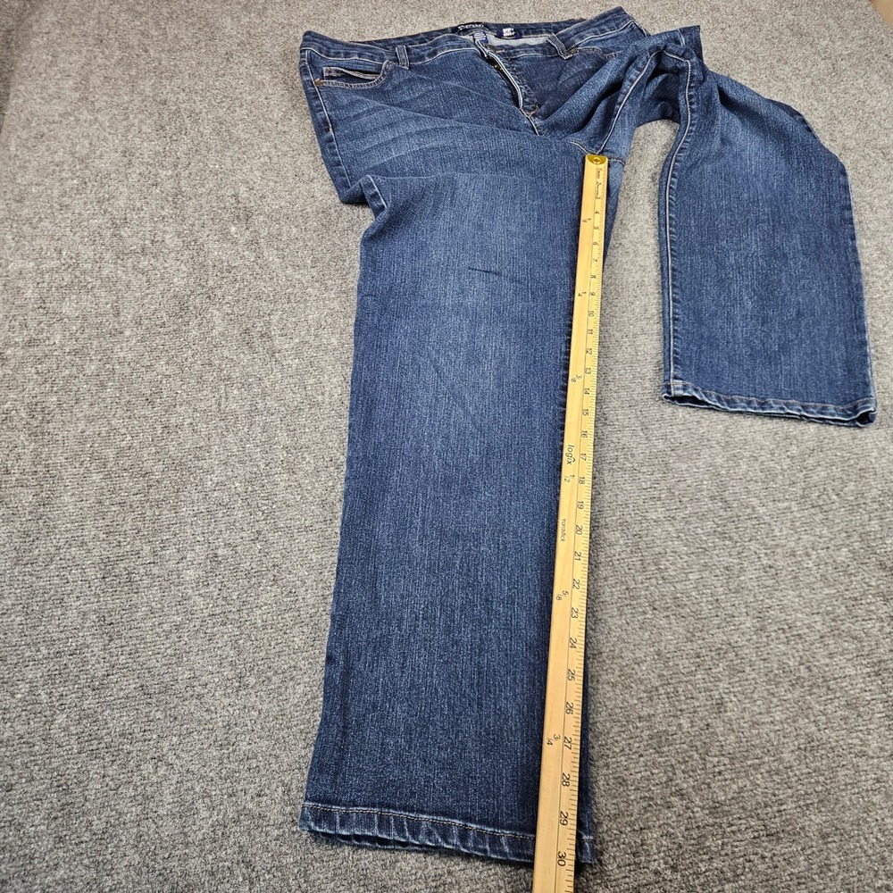 Bandolino Mandie Straight Leg Jeans Womens 18W Medium Wash Blue Denim Stretch - Picture 6 of 12